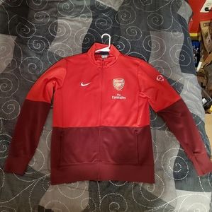 BNWOT *RARE* 2008 or so ARSENAL NIKE Zipup Jacket. Size Men's Medium.
